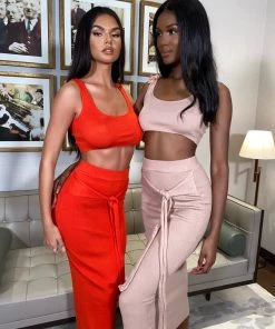 Sorelleuk Avaline Tie Two Piece - Nude(SALE)