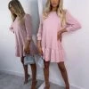 Sorelleuk Gracie Smock Dress - Blush(SALE)