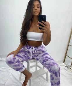 Sorelleuk Luisa Tie Dye Joggers - Lilac New Arrivals