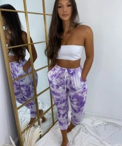 Sorelleuk Luisa Tie Dye Joggers - Lilac New Arrivals