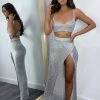 Sorelleuk Elise Metallic Two Piece - Silver New Arrivals