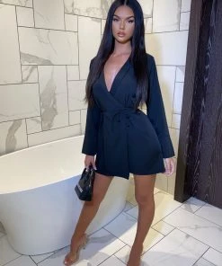 Sorelleuk Bridie Blazer Dress - Black (SALE)