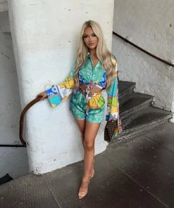 Sorelleuk New Arrivals Clarissa Three Piece Set - Green