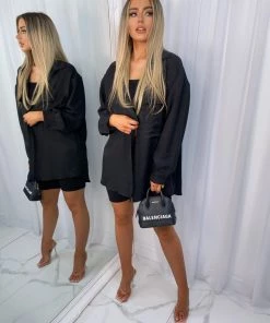 Sorelleuk New Arrivals Connie Shirt - Black