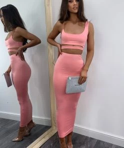 Sorelleuk Ava Two Piece - Pink
