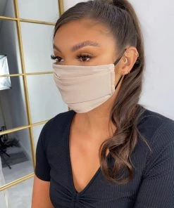 Sorelleuk New Arrivals Reusable Face Mask - Cream