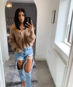 Sorelleuk Cora Knit Cardigan - Nude New Arrivals