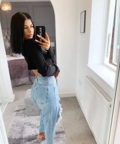 Sorelleuk New Arrivals Poppy Cropped Cardigan - Black (SALE)