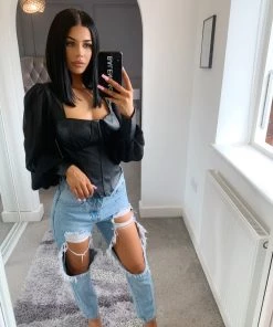 Sorelleuk Belle Corset Top - Black New Arrivals