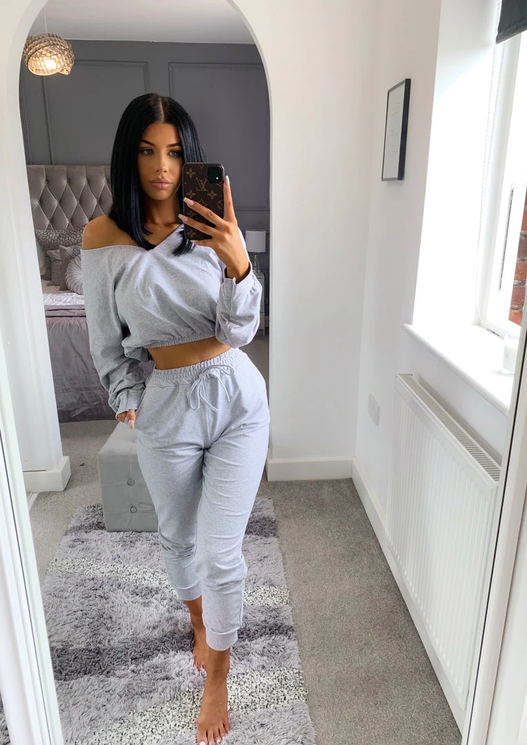 Sorelleuk Leanne Loungewear - Grey 1 Sorelleuk Leanne Loungewear - Grey