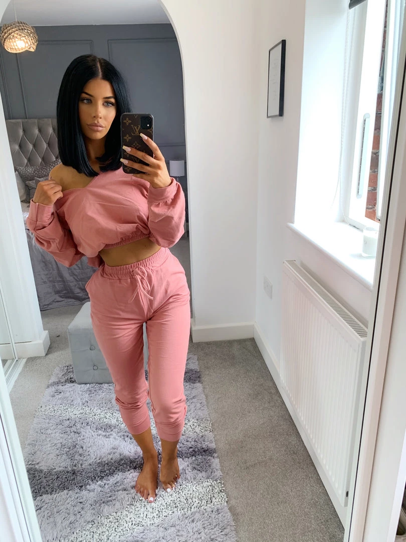 Sorelleuk New Arrivals Leanne Loungewear - Pink 1 Sorelleuk New Arrivals Leanne Loungewear - Pink