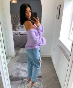 Sorelleuk Cora Knit Cardigan - Lilac (SALE) New Arrivals