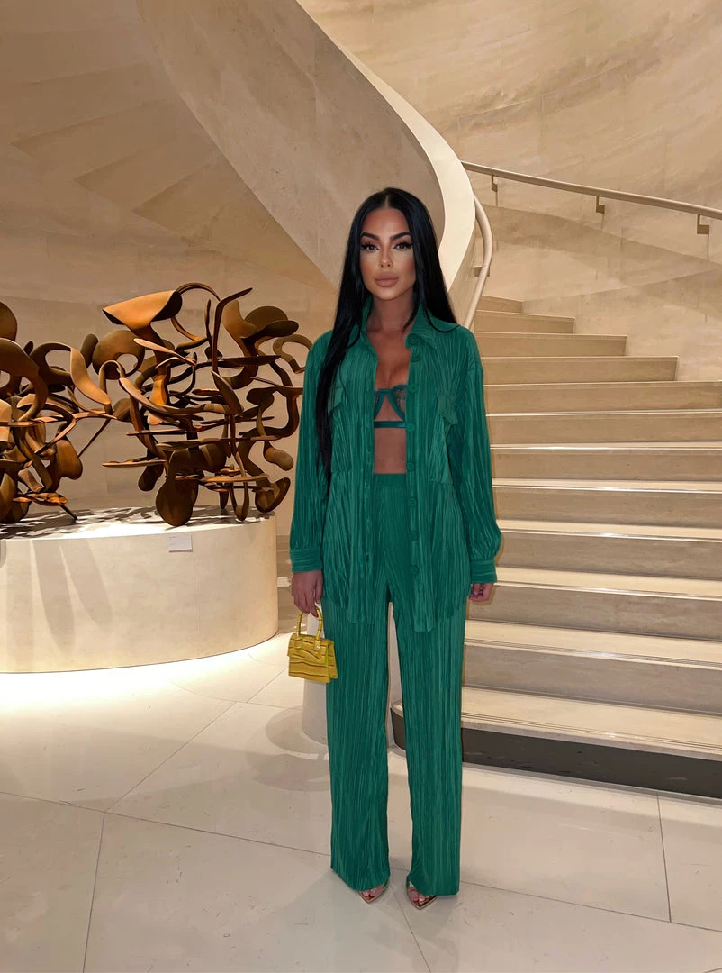 Sorelleuk Zoie Trousers - Green New Arrivals 1 Sorelleuk Zoie Trousers - Green New Arrivals