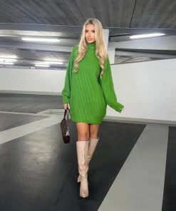 Sorelleuk New Arrivals Evanne Knitted Jumper - Green (SALE)