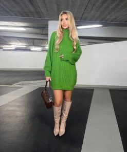Sorelleuk New Arrivals Evanne Knitted Jumper - Green (SALE)