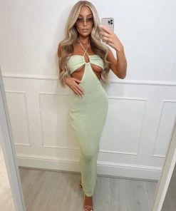 Sorelleuk Isabella Midaxi Dress - Sage