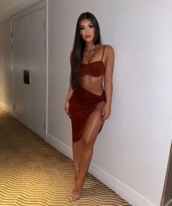 Sorelleuk New Arrivals Marissa Two Piece - Tan