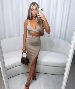 Sorelleuk Annie Ribbed Two Piece - Nude (PRE ORDER) New Arrivals