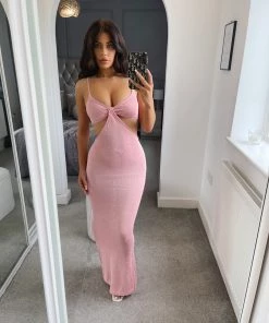 Sorelleuk Nadina Midaxi Dress - Pink New Arrivals