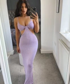 Sorelleuk Nadina Midaxi Dress - Lilac