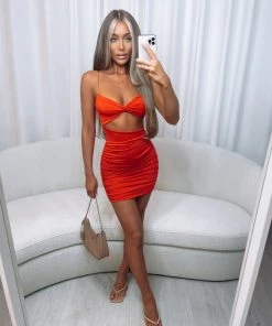 Sorelleuk Caitlin Dress - Red