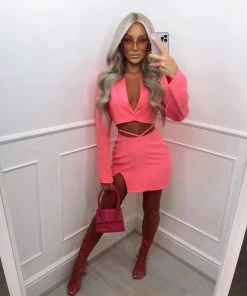 Sorelleuk Andrea Tailored Two Piece - Pink Clothing