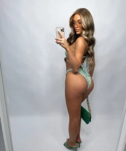 Sorelleuk New Arrivals Landan 3 Piece Bikini - Sage