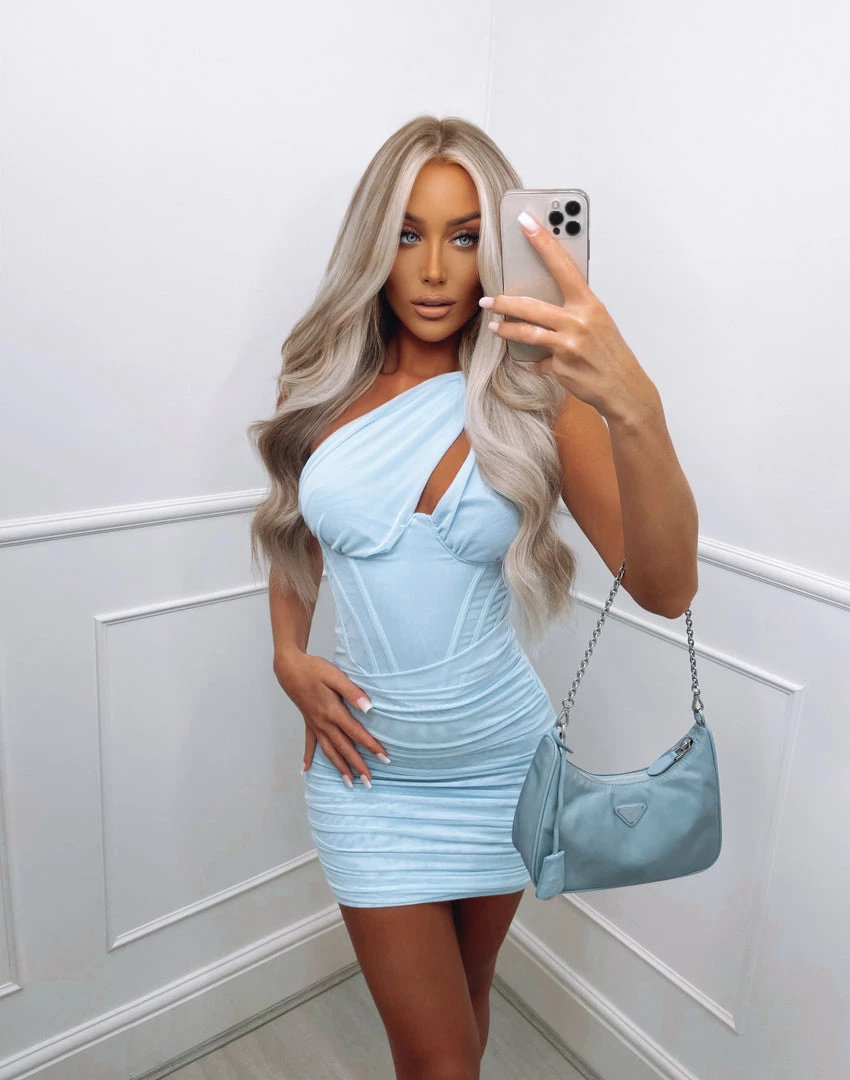 Sorelleuk New Arrivals Gabriella Dress - Blue 1 Sorelleuk New Arrivals Gabriella Dress - Blue