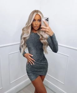 Sorelleuk New Arrivals Lyla Sparkle Two Piece - Grey