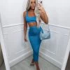Sorelleuk Tiffy Metallic Two Piece - Blue