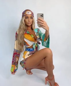 Sorelleuk New Arrivals Clarissa Three Piece Set - Green