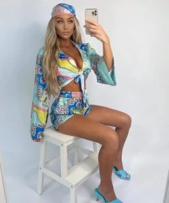 Sorelleuk Clarissa Three Piece Set - Blue New Arrivals