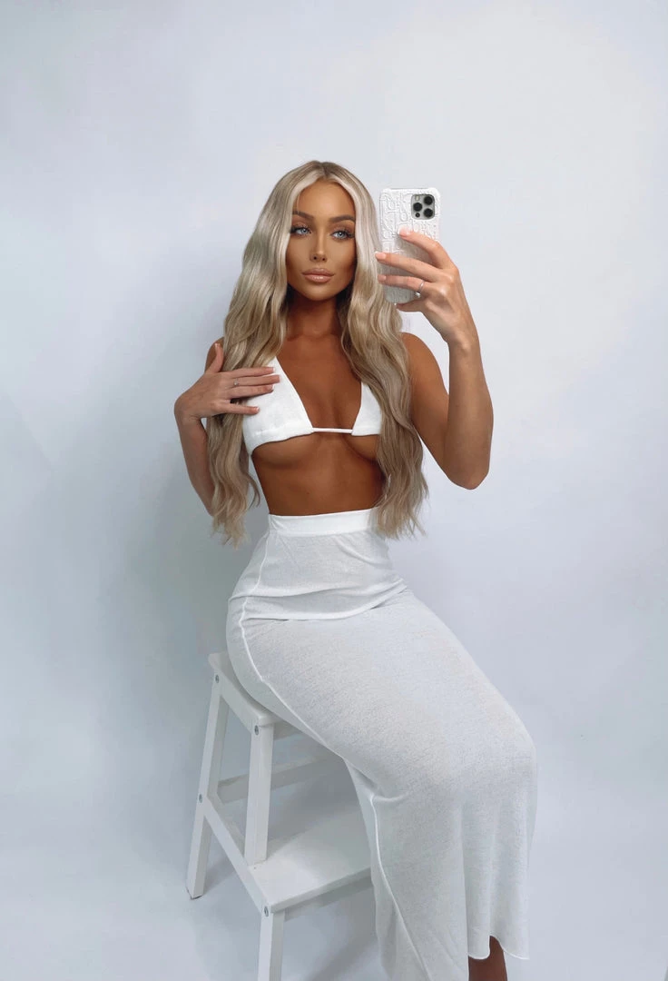 Sorelleuk New Arrivals Liberty Two Piece - White (PRE-ORDER) 1 Sorelleuk New Arrivals Liberty Two Piece - White (PRE-ORDER)