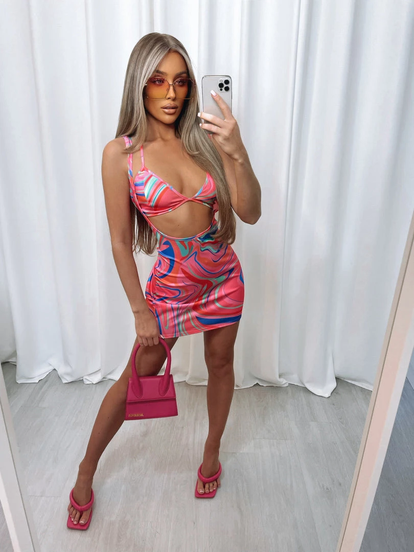 Sorelleuk Clothing Kellie Two Piece - Pink (SALE) 1 Sorelleuk Clothing Kellie Two Piece - Pink (SALE)