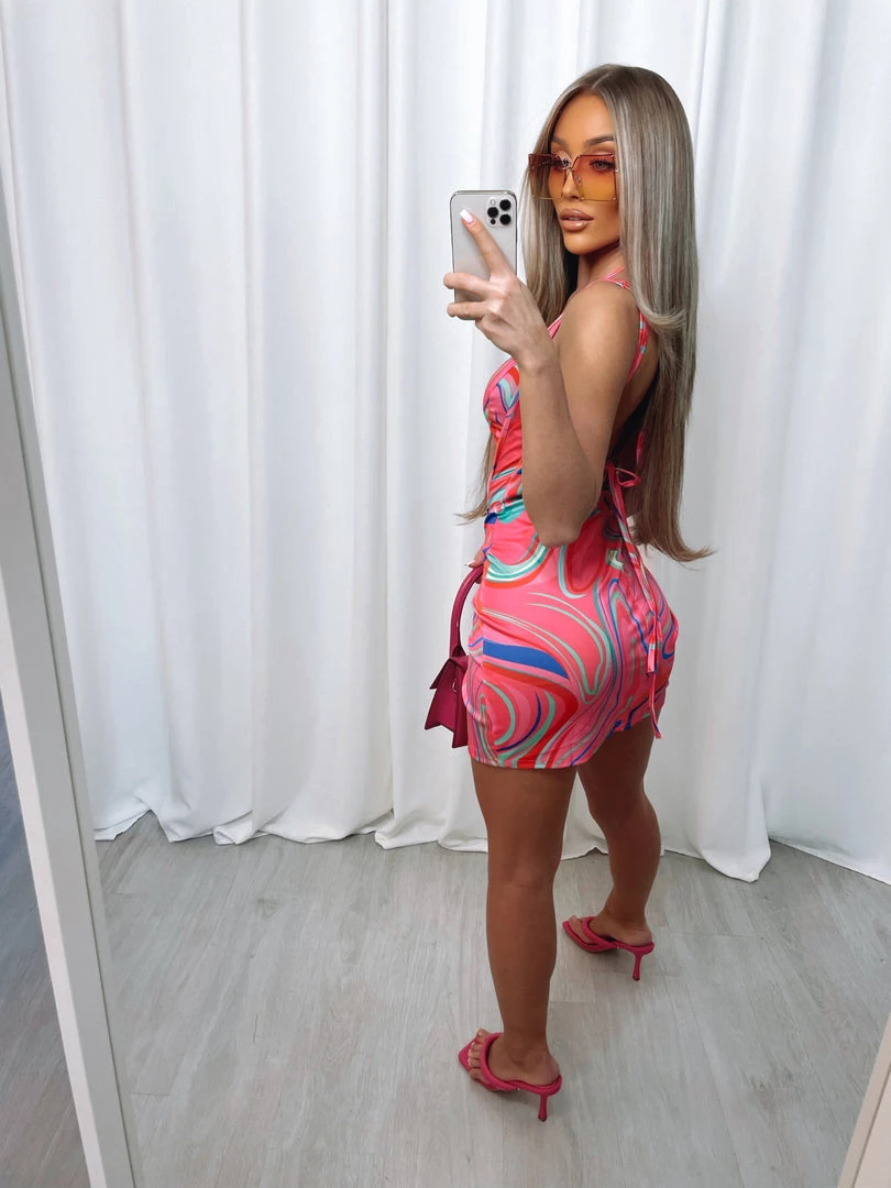 Sorelleuk Clothing Kellie Two Piece - Pink (SALE) 2 Sorelleuk Clothing Kellie Two Piece - Pink (SALE)