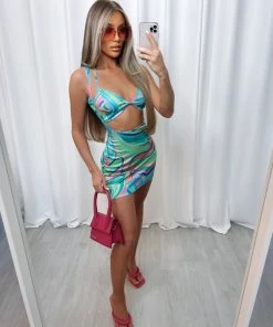 Sorelleuk Clothing Kellie Two Piece - Green (SALE)