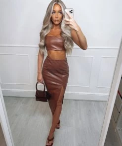 Sorelleuk New Arrivals Malin Two Piece - Brown