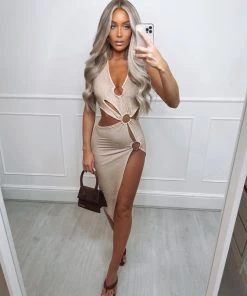 Sorelleuk Shayla Glitter Midi - Gold