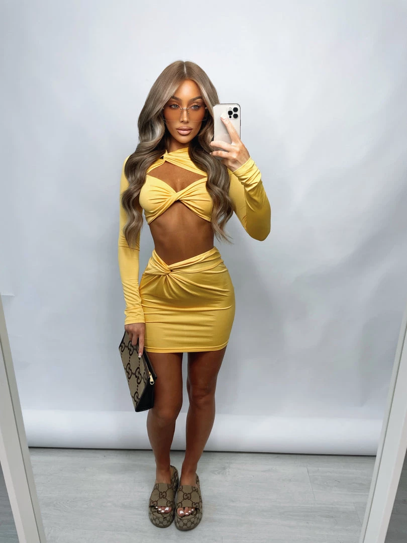 Sorelleuk Carly Two Piece - Yellow New Arrivals 1 Sorelleuk Carly Two Piece - Yellow New Arrivals