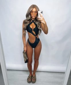 Sorelleuk Billie Swimsuit - Black New Arrivals