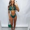 Sorelleuk Renee 3 Piece Bikini - Green