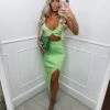 Sorelleuk New Arrivals Annie Ribbed Two Piece - Green (PRE ORDER)