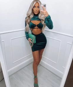 Sorelleuk New Arrivals Marlie Bralet Dress - Green