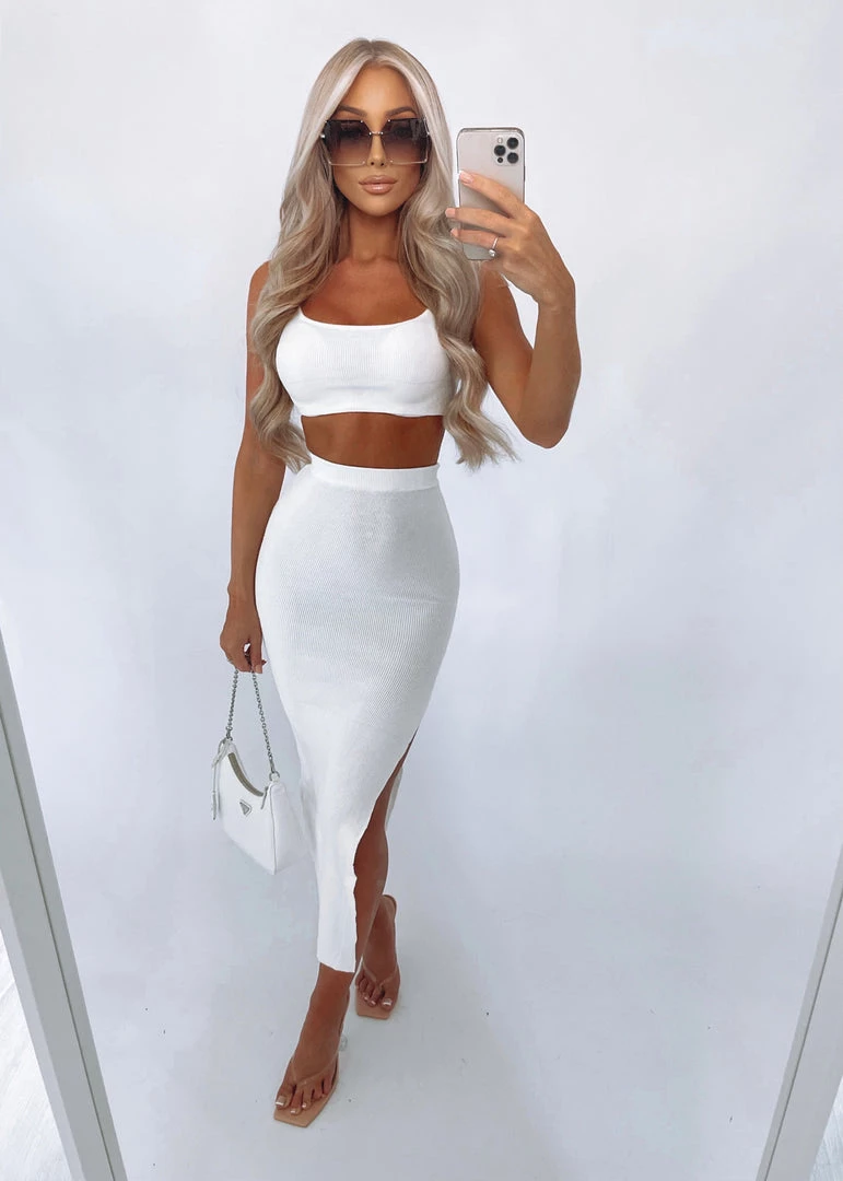 Sorelleuk Millie Split Two Piece - Cream New Arrivals 1 Sorelleuk Millie Split Two Piece - Cream New Arrivals