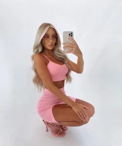 Sorelleuk New Arrivals Esme Ribbed Two Piece - Rose