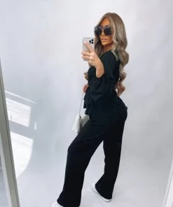 Sorelleuk New Arrivals Rachie Two Piece - Black