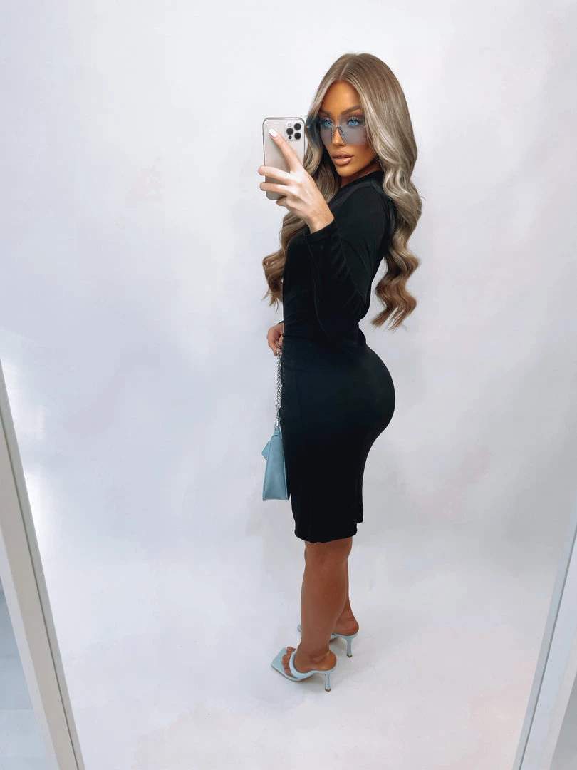 Sorelleuk Clothing Tamzin Dress - Black 2 Sorelleuk Clothing Tamzin Dress - Black