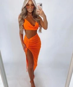 Sorelleuk Marianne Two Piece - Orange New Arrivals
