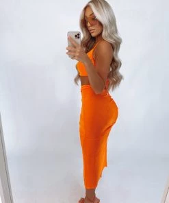 Sorelleuk Marianne Two Piece - Orange New Arrivals