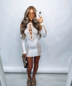 Sorelleuk New Arrivals Alicia Dress - White